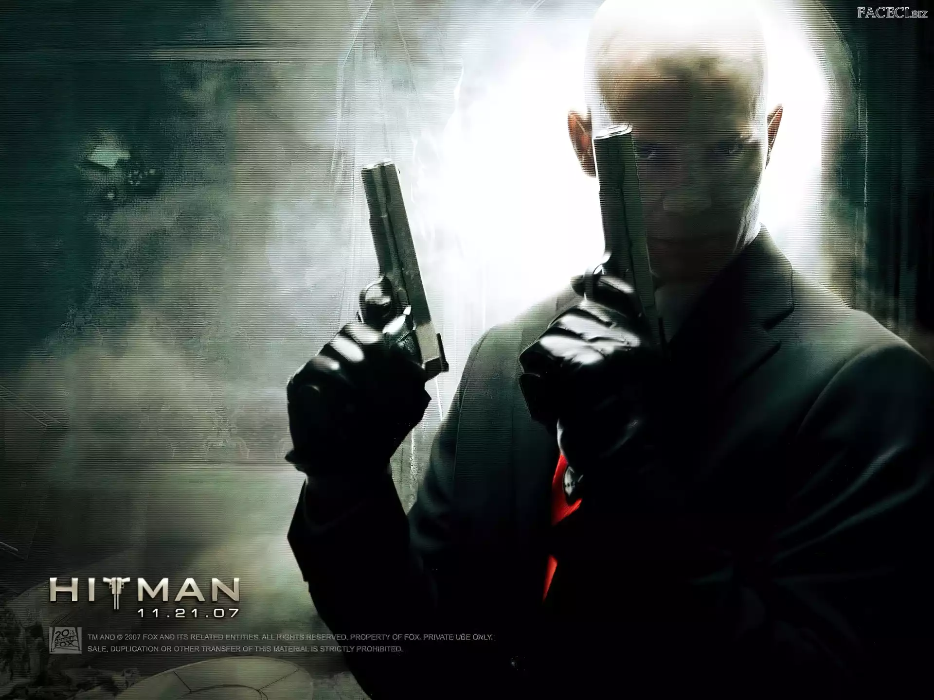 garnitur, Timothy Olyphant, Hitman, broń